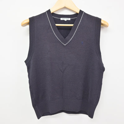 【中古】埼玉県 細田学園高等学校/旧制服 女子制服 3点 (ニットベスト・スカート) sf115791