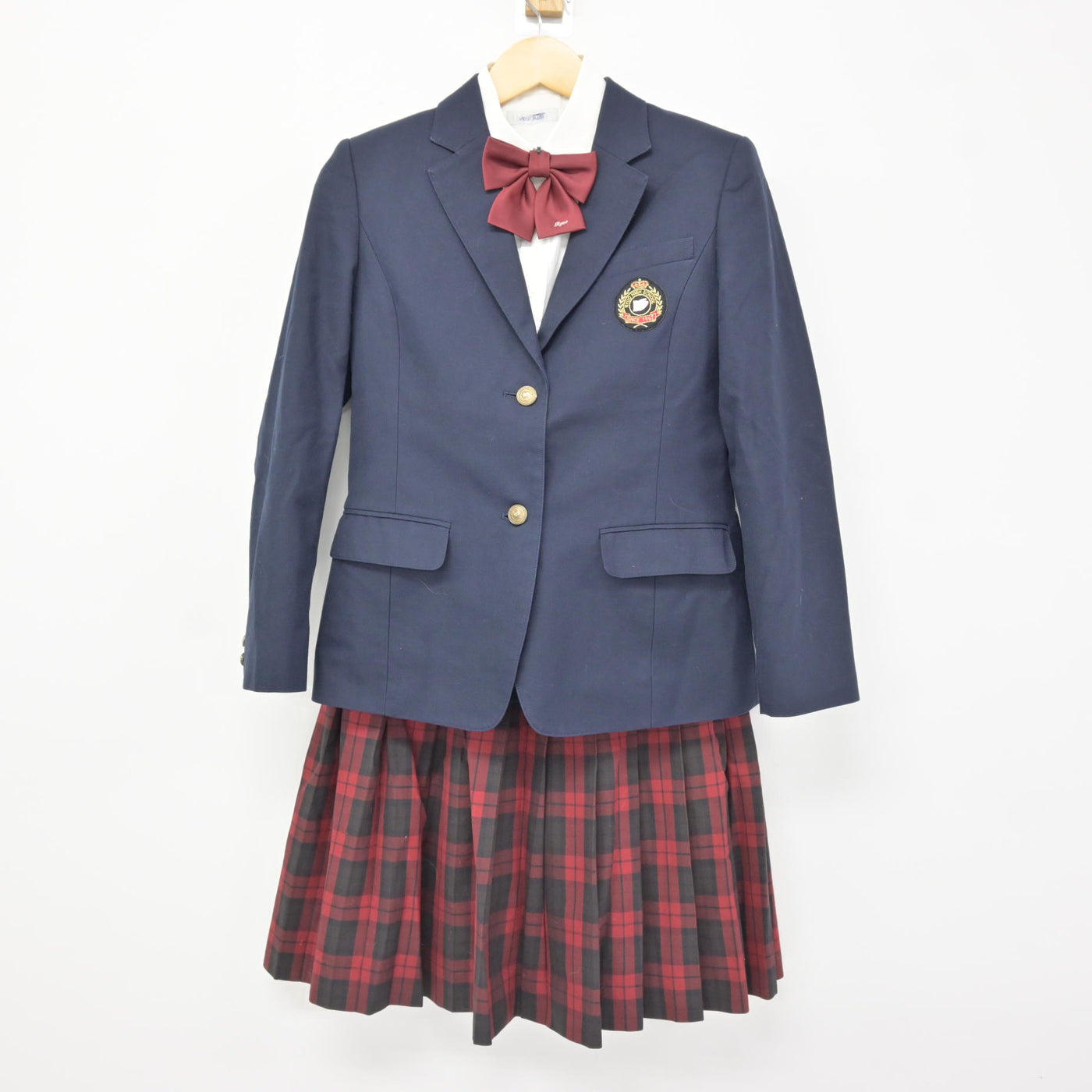 【中古】鹿児島県 龍桜高等学校/旧制服 女子制服 5点 (ブレザー・シャツ・スカート) sf115805