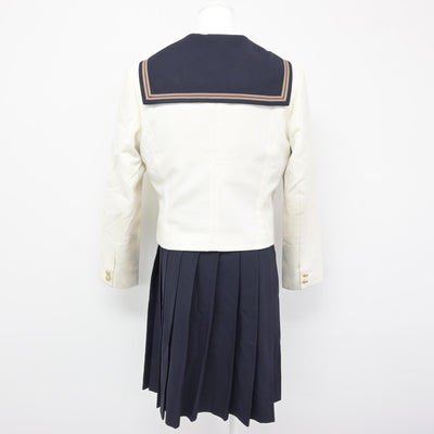 【中古】岡山県 岡山南高等学校 女子制服 5点 (ブレザー・セーラー服・スカート) sf115813