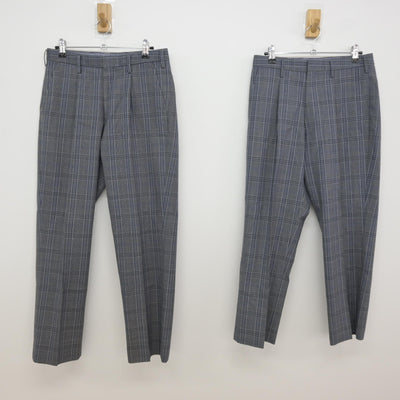 【中古】神奈川県 谷口中学校 男子制服 4点 (ブレザー・ズボン・ズボン) sf115817