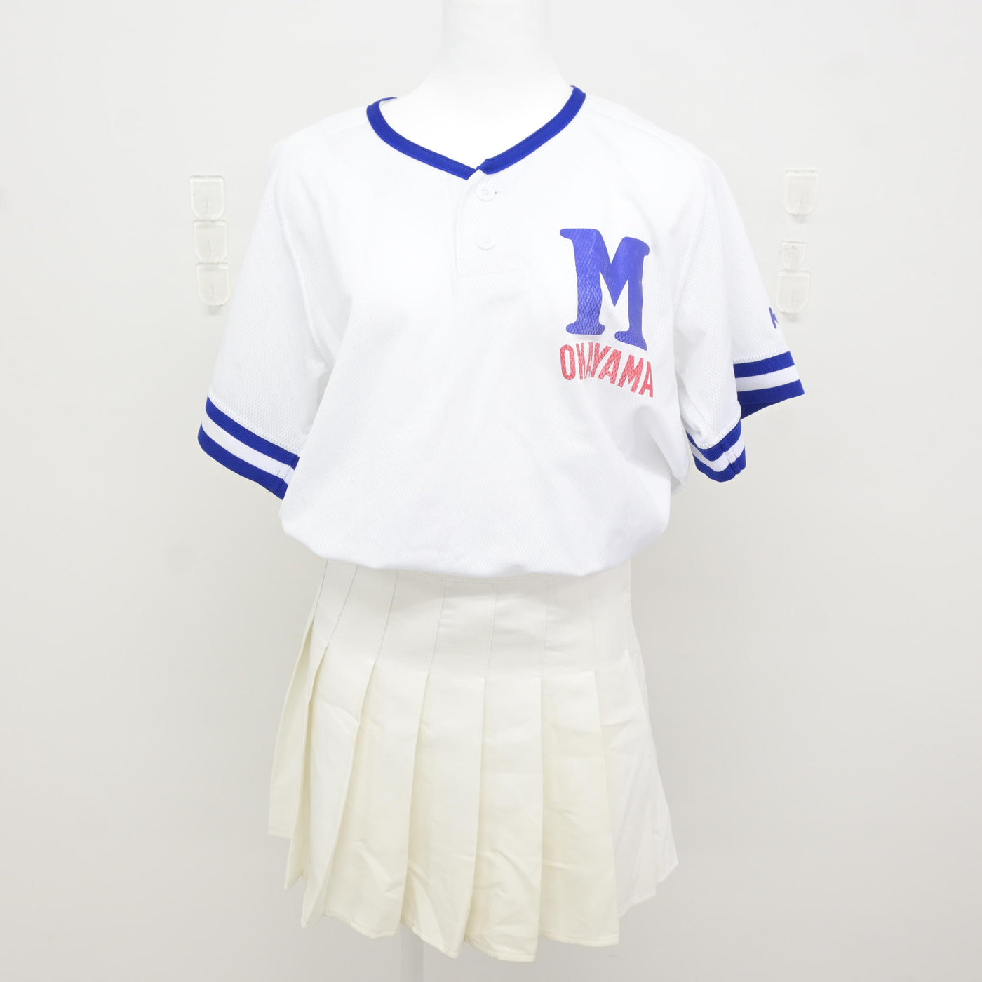【中古】岡山県 岡山南高等学校/応援部ユニフォーム 女子制服 3点 (部活ユニフォーム 上・部活ユニフォーム 下) sf115821