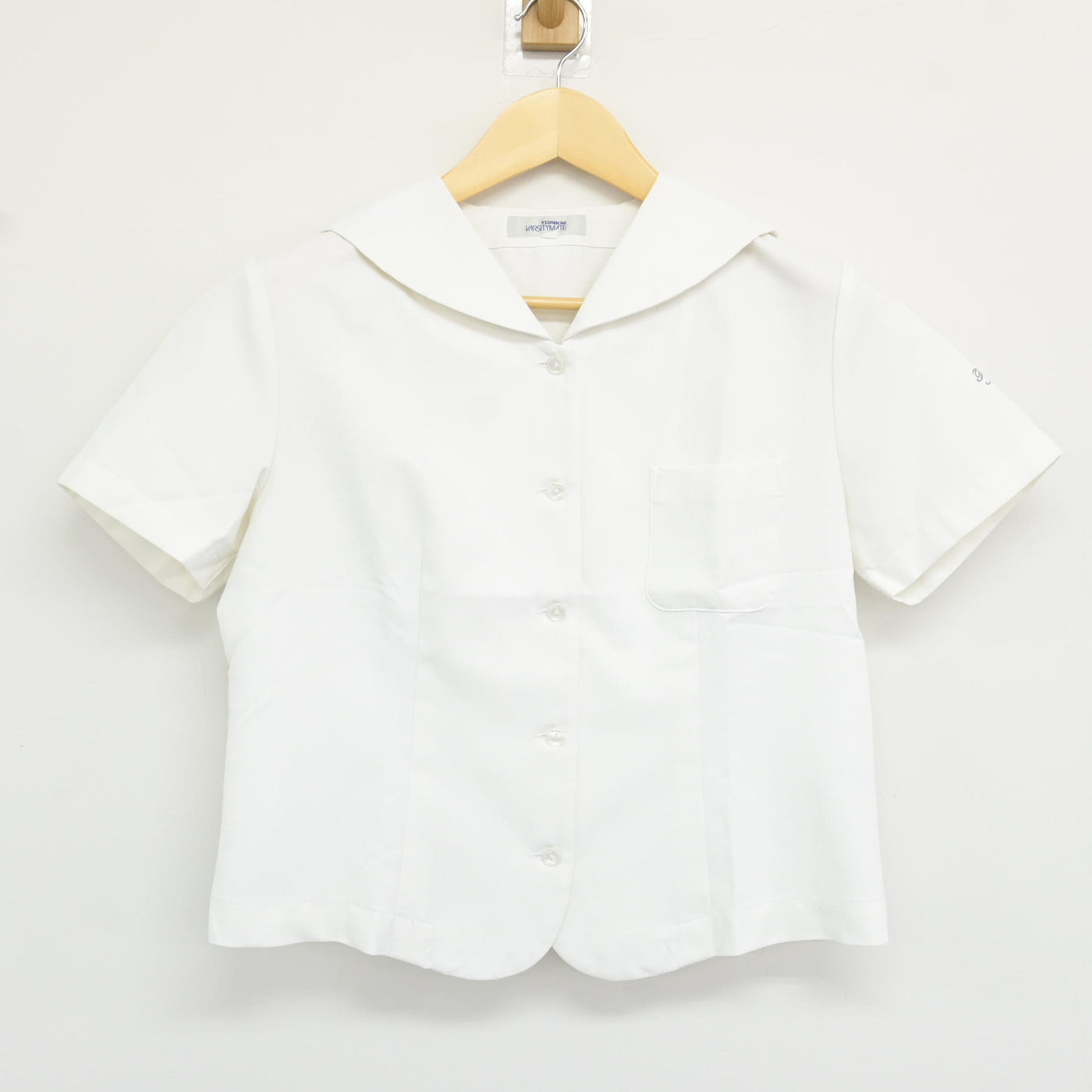 【中古】東京都 東洋女子高等学校 女子制服 2点 (セーラー服・シャツ) sf115828