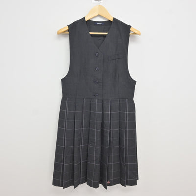 【中古】佐賀県 佐賀女子短期大学付属佐賀女子高等学校 女子制服 3点 (シャツ・ジャンパースカート) sf115830