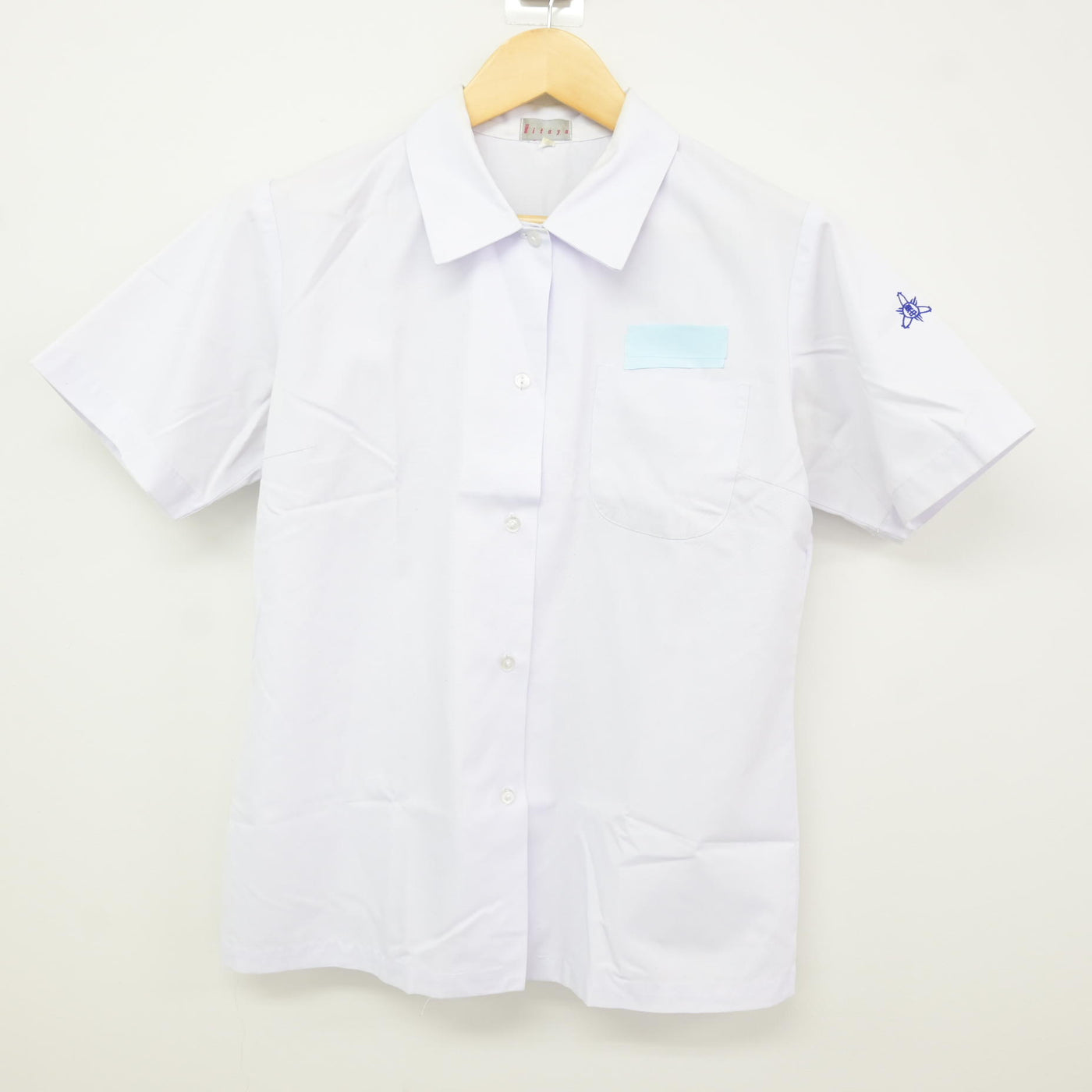 【中古】福岡県 大川東中学校 女子制服 3点 (シャツ・スカート) sf115834