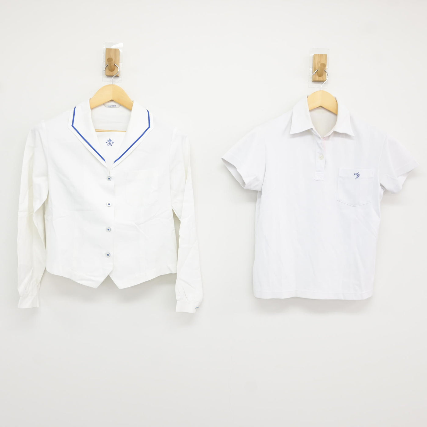 【中古】千葉県 昭和学院中学校・高等学校 女子制服 2点 (シャツ・シャツ) sf115845