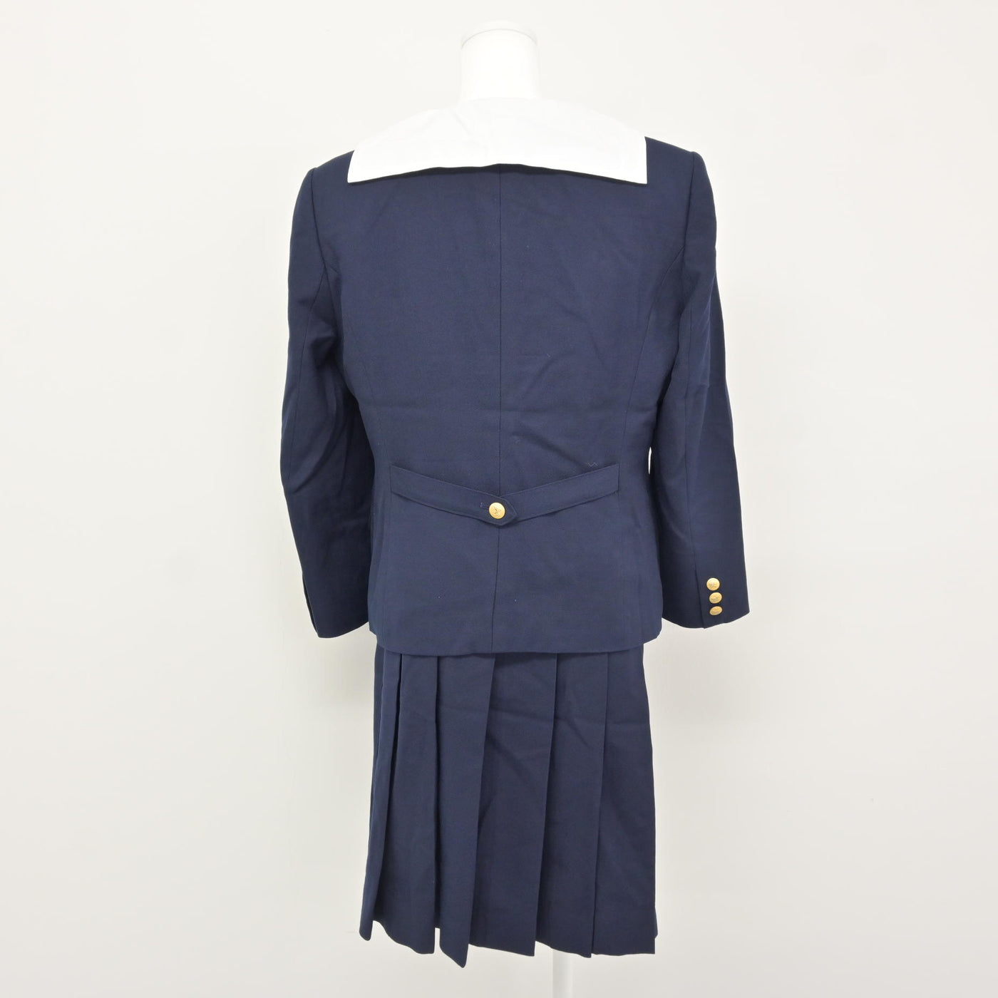 【中古】岡山県 就実高等学校 女子制服 4点 (ブレザー・ベスト・ブラウス・スカート) sf115880