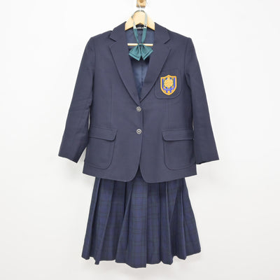 【中古】東京都 調布市立第六中学校 女子制服 4点 (ブレザー・ベスト・スカート) sf115885