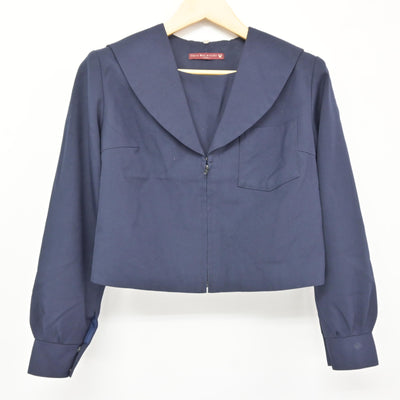 【中古】愛知県 新川中学校 女子制服 3点 (セーラー服・スカート・スカート) sf115886