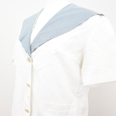 【中古】岡山県 就実高等学校 女子制服 2点 (セーラー服・スカート) sf115892
