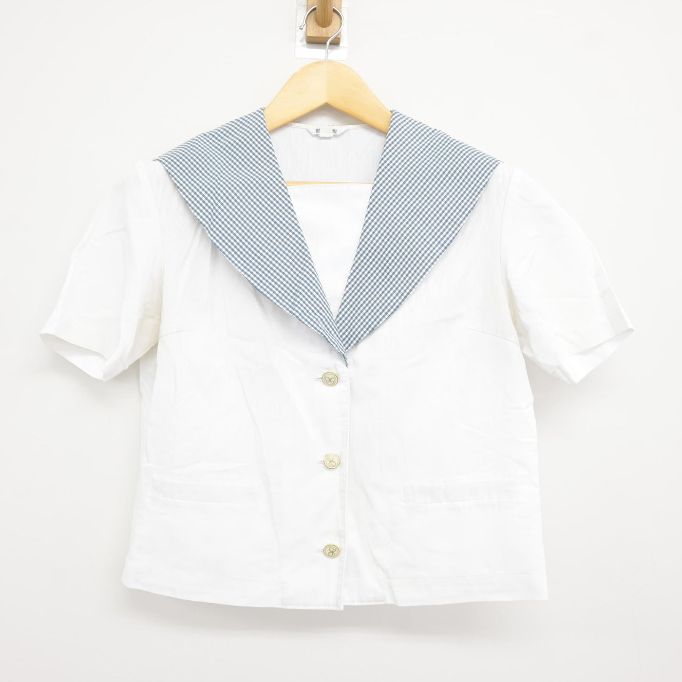 【中古】岡山県 就実高等学校 女子制服 2点 (ニット・セーラー服) sf115898
