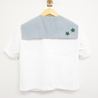 【中古】岡山県 就実高等学校 女子制服 2点 (ニット・セーラー服) sf115898