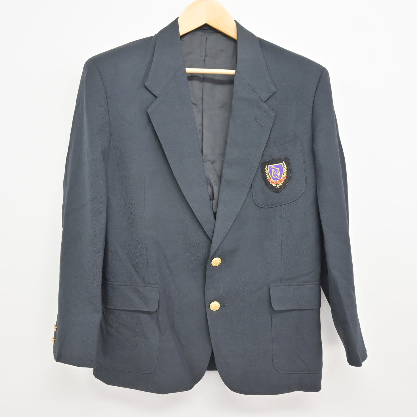 【中古】埼玉県 戸田中学校 男子制服 4点 (ブレザー・ズボン) sf115908