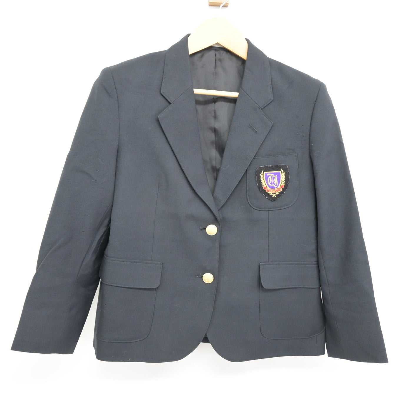 【中古】埼玉県 戸田中学校 女子制服 4点 (ブレザー・スカート) sf115909