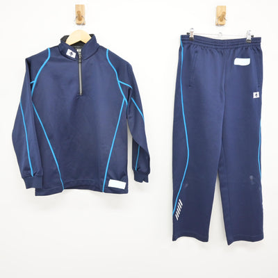 【中古】 学校名不明 女子制服 2点 (ジャージ 上・ジャージ 下) sf115912