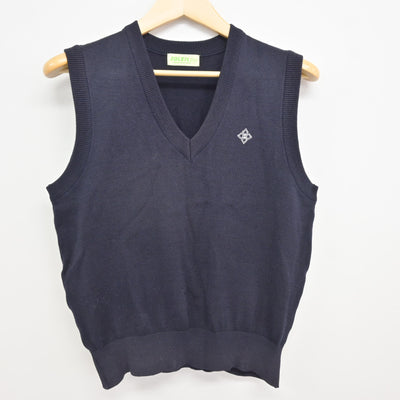 【中古】東京都 三原台中学校 女子制服 3点 (ニットベスト・ズボン) sf115915