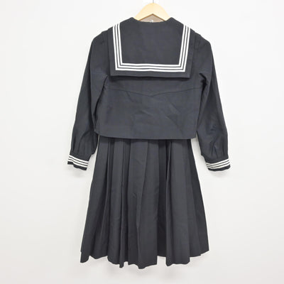 【中古】東京都 富士見中学校 女子制服 3点 (セーラー服・スカート) sf115918
