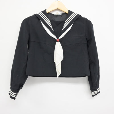 【中古】東京都 富士見中学校 女子制服 3点 (セーラー服・スカート) sf115918