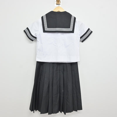 【中古】東京都 富士見中学校 女子制服 3点 (セーラー服・スカート) sf115919