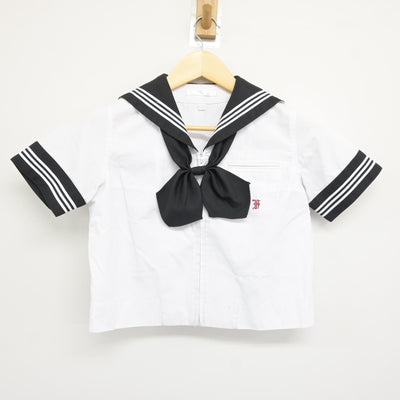 【中古】東京都 富士見中学校 女子制服 3点 (セーラー服・スカート) sf115919
