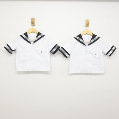 【中古】東京都 富士見中学校 女子制服 2点 (セーラー服・セーラー服) sf115920