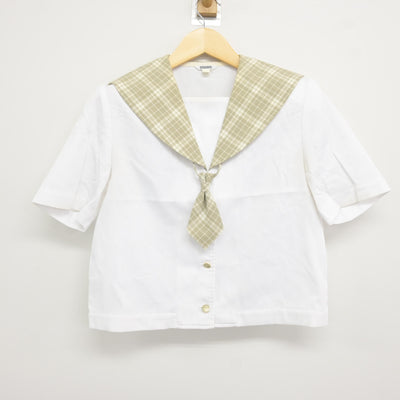 【中古】埼玉県 越谷南高等学校 女子制服 3点 (セーラー服) sf115925