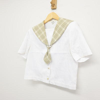 【中古】埼玉県 越谷南高等学校 女子制服 3点 (セーラー服) sf115925