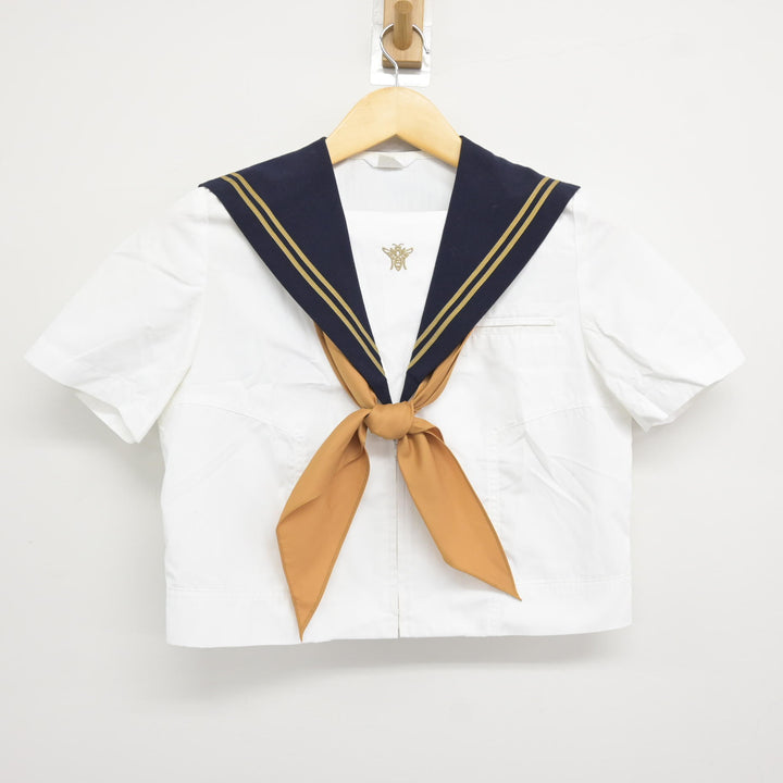 中古千葉県 鎌ヶ谷西高等学校 女子制服 2点 (セーラー服