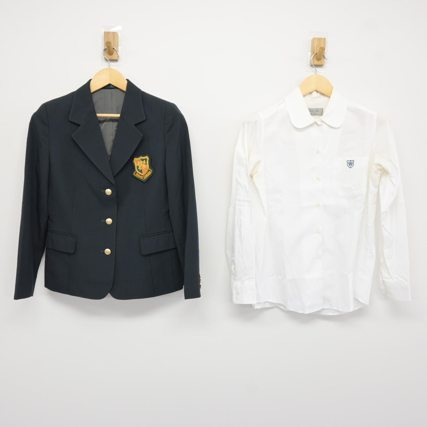 【中古】福岡県 西南学院高等学校 女子制服 5点 (ブレザー・シャツ・スカート) sf115934