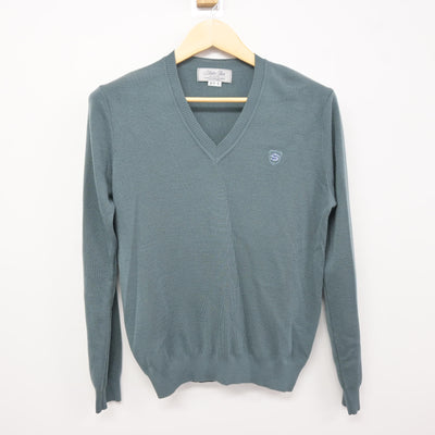 【中古】福岡県 西南学院高等学校 女子制服 3点 (ニット・シャツ) sf115937