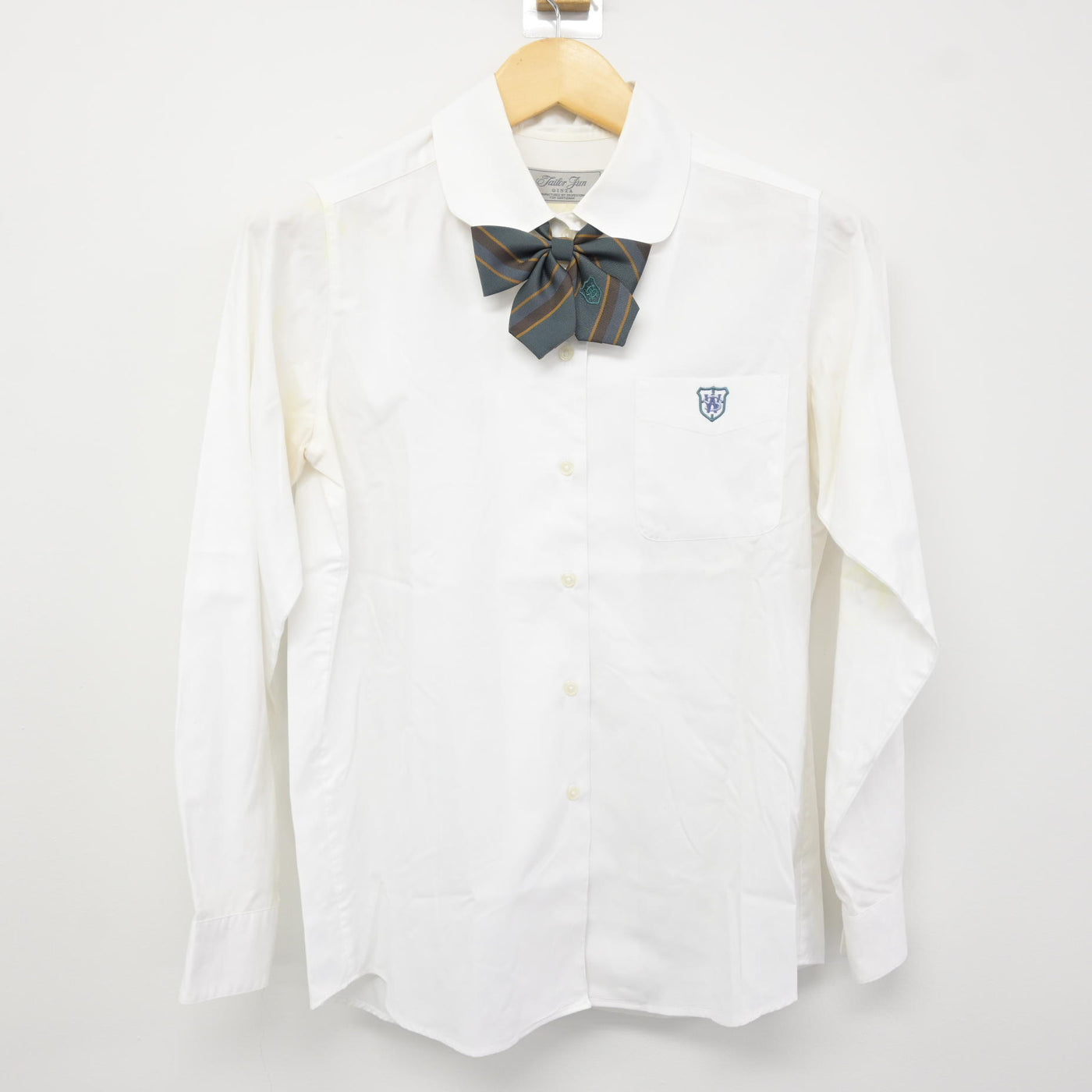 【中古】福岡県 西南学院高等学校 女子制服 3点 (ニット・シャツ) sf115937