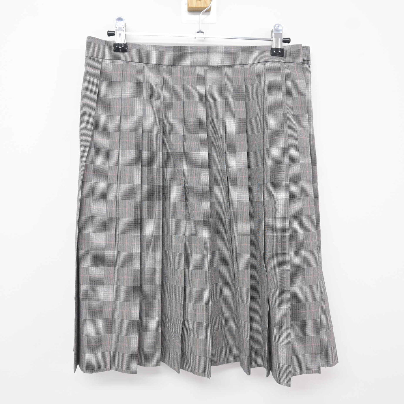 【中古】福岡県 西南学院高等学校 女子制服 3点 (ニットベスト・シャツ・スカート) sf115938