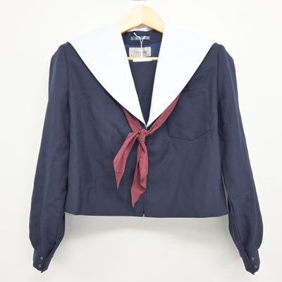 【中古】愛知県 当知中学校 女子制服 4点 (セーラー服・スカート・スカート) sf115976