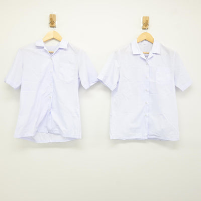 【中古】静岡県 小山高等学校 女子制服 4点 (ベスト・シャツ・スカート) sf115986