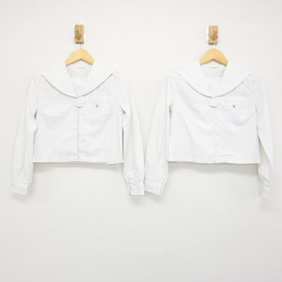 【中古】福井県 三国高等学校 女子制服 2点 (セーラー服) sf115991