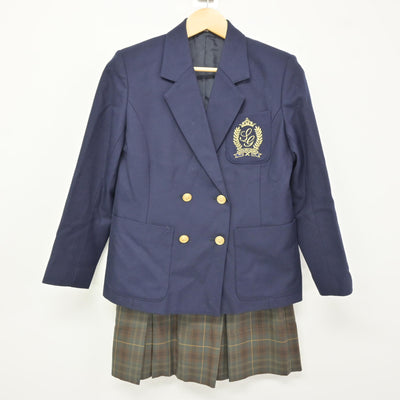 【中古】東京都 サレジアン国際学園世田谷中学高等学校 女子制服 3点 (ブレザー・スカート) sf115992