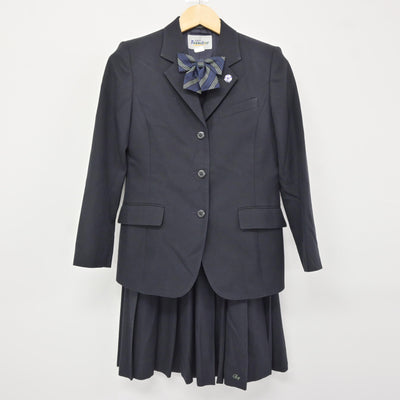 【中古】東京都 荏原第五中学校 女子制服 4点 (ブレザー・スカート) sf115999