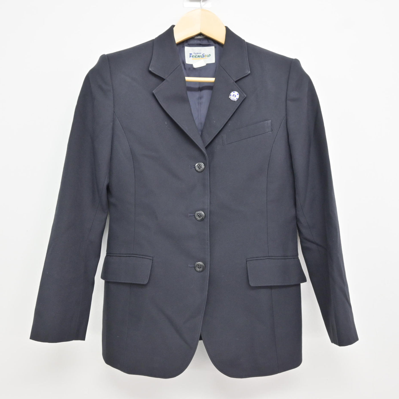 【中古】東京都 荏原第五中学校 女子制服 4点 (ブレザー・スカート) sf115999