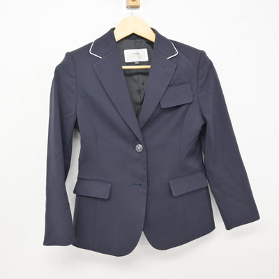 【中古】福岡県 福岡市内中学標準服 女子制服 3点 (ブレザー・ズボン) sf116010