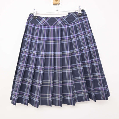 【中古】神奈川県 横浜学園高等学校 女子制服 4点 (ブレザー・シャツ・スカート) sf116013