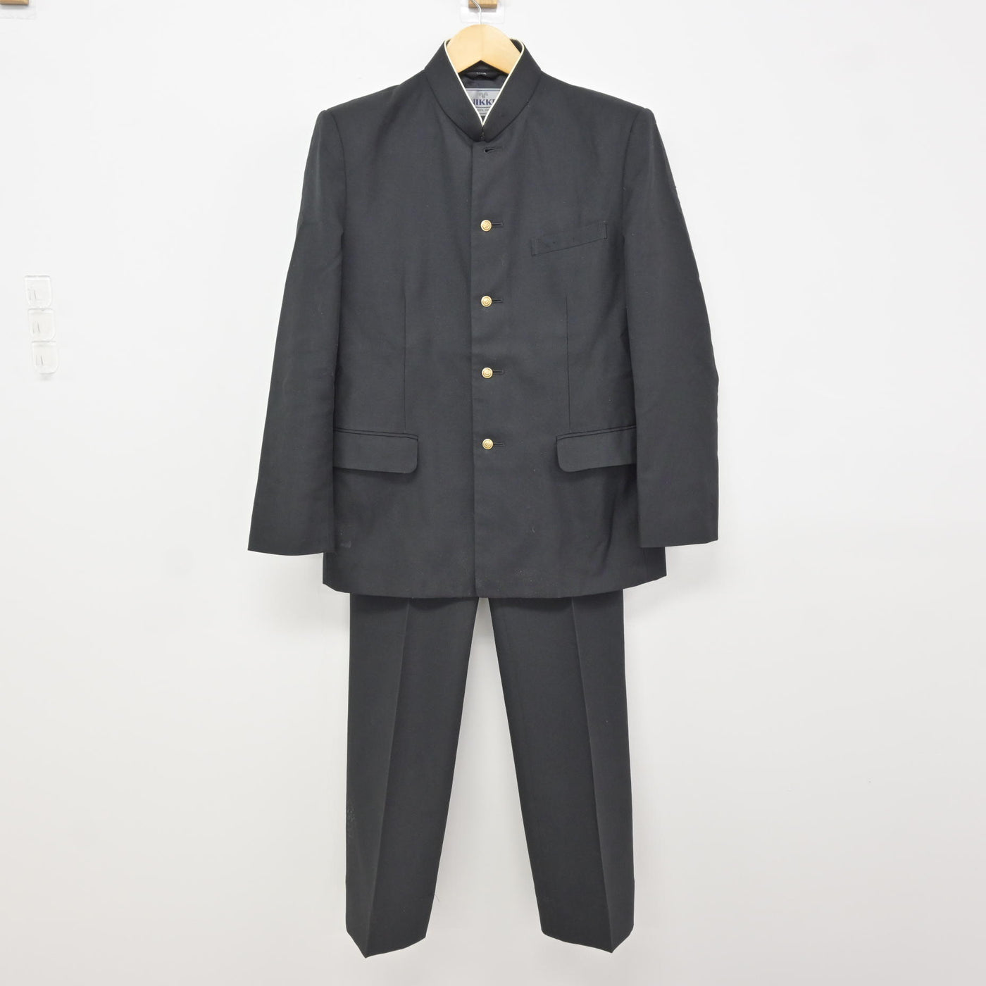 【中古】兵庫県 玉津中学校 男子制服 2点 (学ラン・ズボン) sf116025