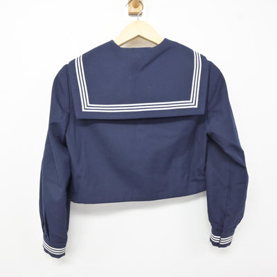 【中古】茨城県 勝田第三中学校 女子制服 3点 (セーラー服・ジャンパースカート) sf116039