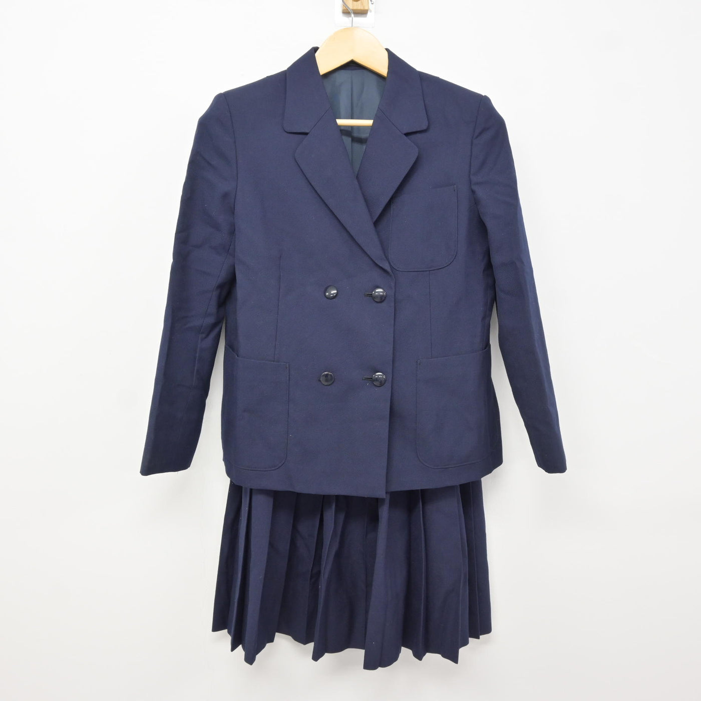 【中古】神奈川県 模原市立旭中学校 女子制服 3点 (ブレザー・スカート) sf116042