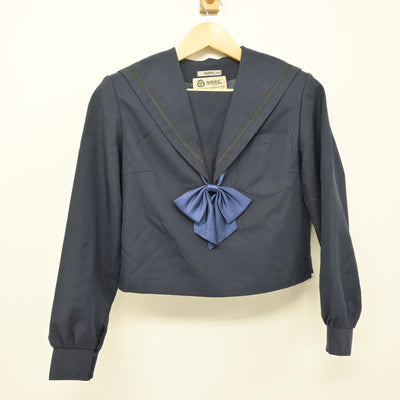 【中古】愛知県 熱田高等学校 女子制服 3点 (セーラー服・スカート) sf116043