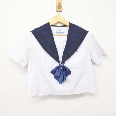【中古】愛知県 熱田高等学校 女子制服 3点 (セーラー服・スカート) sf116044