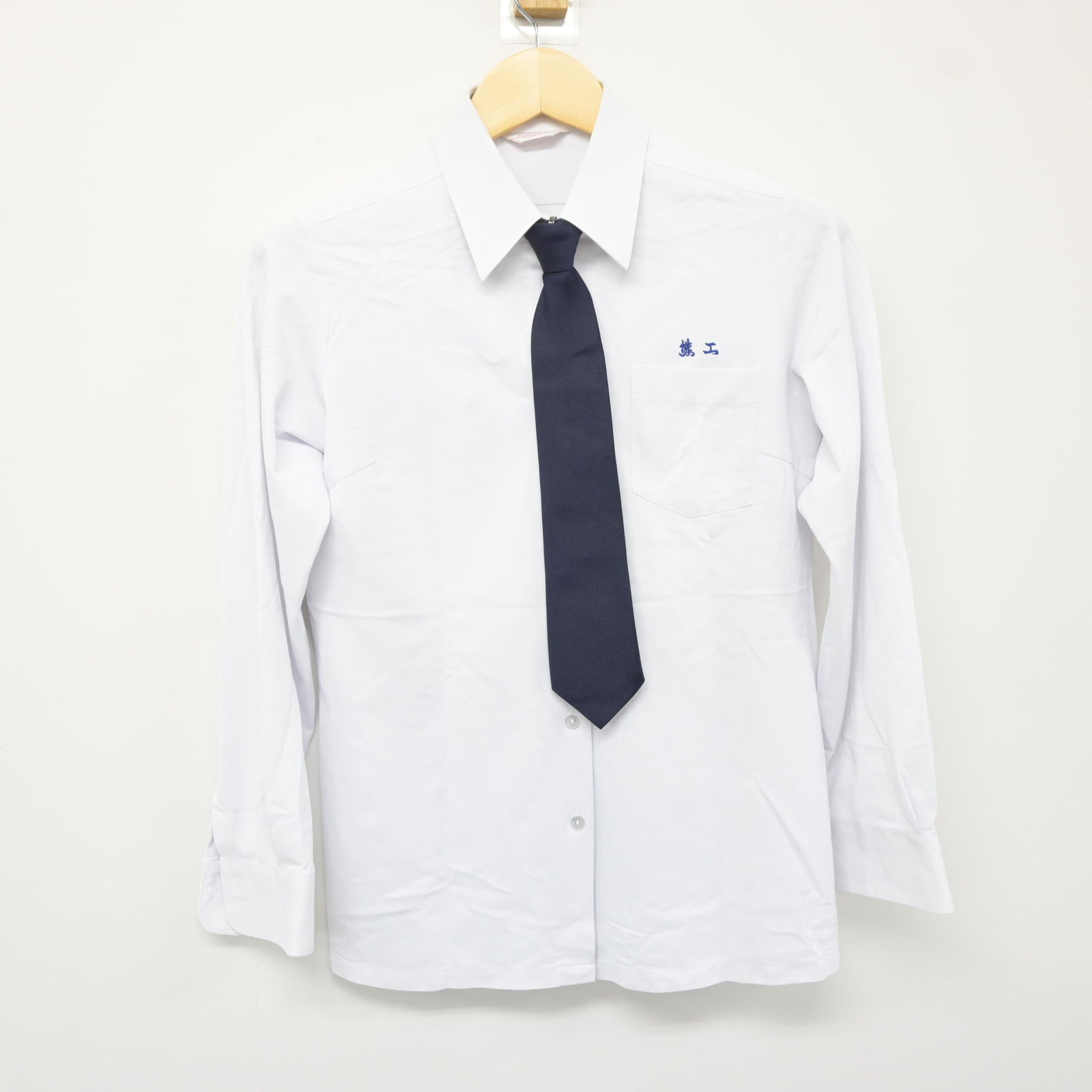 【中古】熊本県 熊本工業高等学校 女子制服 4点 (ブレザー・シャツ・スカート) sf116048