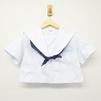 【中古】福岡県 粕屋東中学校 女子制服 4点 (セーラー服・スカート) sf116049