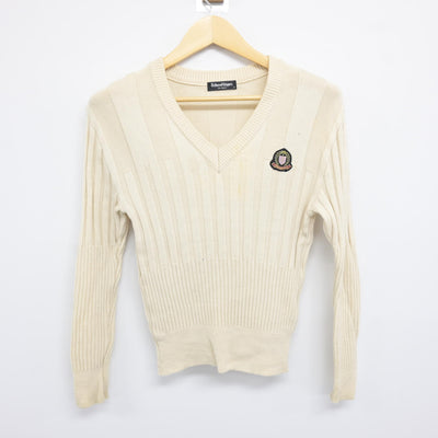 【中古】埼玉県 山村学園高等学校 女子制服 2点 (ニット) sf116052