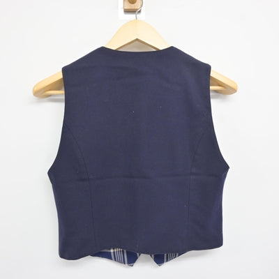 【中古】埼玉県 山村学園高等学校 女子制服 2点 (ベスト・スカート) sf116053
