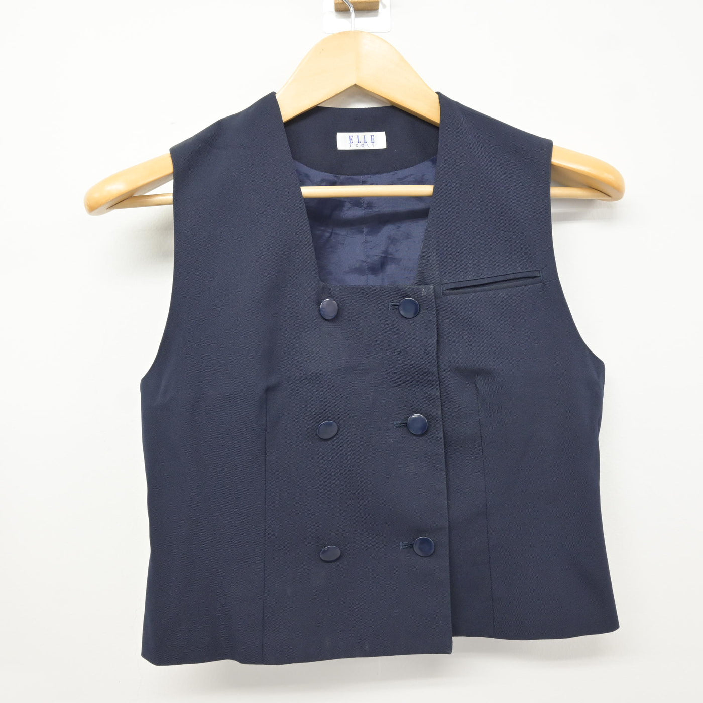 【中古】埼玉県 川越女子高等学校 女子制服 2点 (ベスト) sf116055