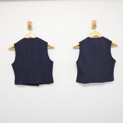【中古】埼玉県 川越女子高等学校 女子制服 2点 (ベスト) sf116055